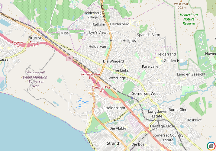 Map location of Somerset Ridge